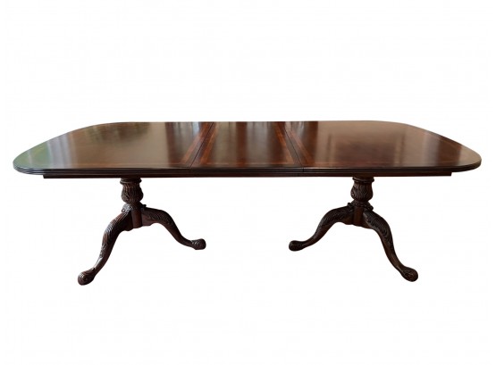 Fantastic Drexel Heritage British Accents Double Pedestal Dining Table