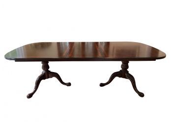 Fantastic Drexel Heritage British Accents Double Pedestal Dining Table