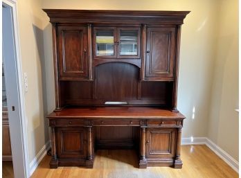 Thomasville Furniture Fredericksburg Credenza With Hutch (contents Not Included) 1 Of 2