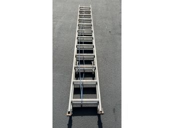 Industrial Grade Werner Ladder, Extends To 24 FT