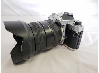 Vintage Nikon Camera With Wide Lens