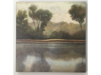 Gi-clee Art Landscape, Trees & Lake, Made In Canada