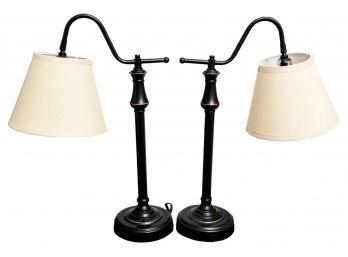 Pair Of Bedside Or Desk Lamps