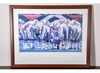 Framed Numbered Daniel M. Smith 'Huddle II' Limited Edition Lithograph