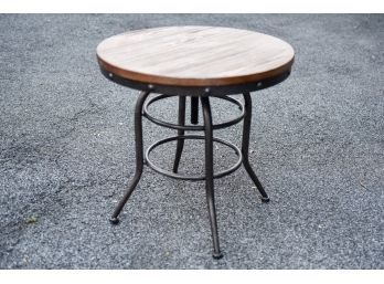 Vennilux Rustic Industrial Style Table With Swivel Mechanism (2 Of 2)