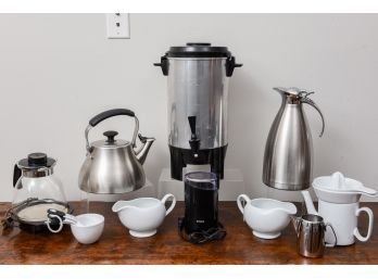 Collection Of Coffee Pots And More