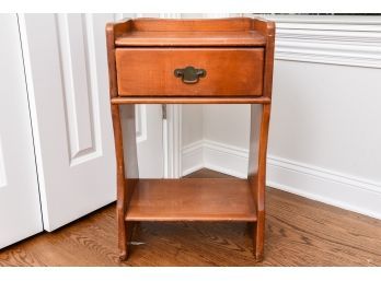 Vintage Maple Wood Country Style Nightstand