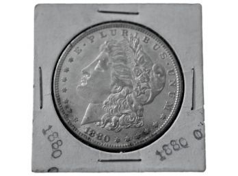 1880 O Morgan Silver Dollar Coin