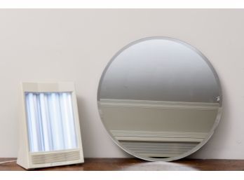 Round Wall Mirror And Sun Touch Plus Model 4040