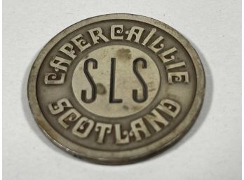Solid Silver Coin Ingot Capercallie Scotland