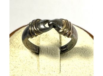 French Christofle Silver Ring About Size 5