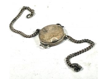 Strange Vintage Mexican Sterling Silver Clasp Bracelet ???