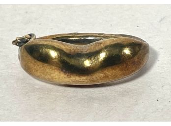 Gold Over Sterling Silver Signed Clasp