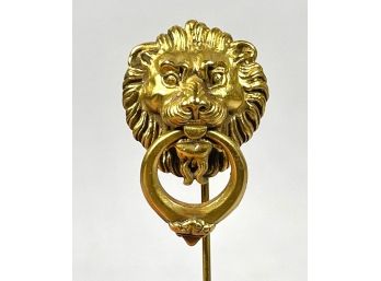 MMA Metropolitan Museum Of Art Lion Head Doorknocker Stickpin