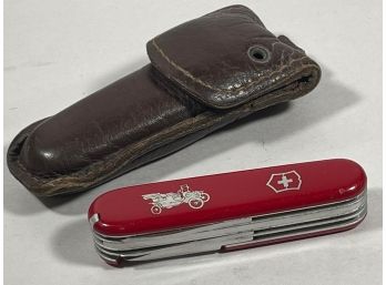 Vintage Swiss Army Knife W Silver Antique Automobile