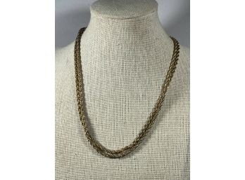 Kenneth Lane Gold Tone Chain Necklace