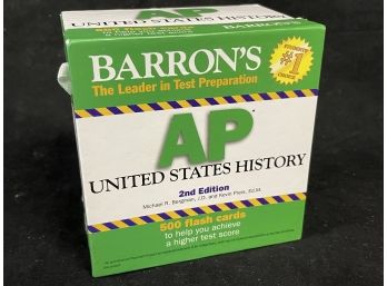 Barrons AP United States History 2nd Edition Cards