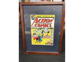 Pottery Barn Print - Vintage Superman Action Comics Print 2 Of 2