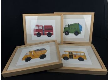 Cute Children's Room Truck Prints