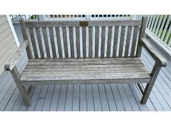 Weathered Outdoor Bench