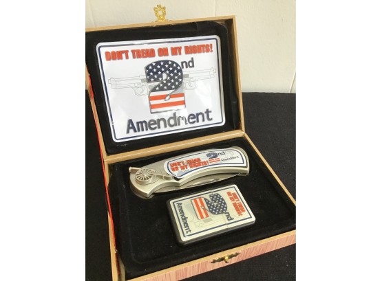 2nd Amendment Knife Lighter Lot NEW