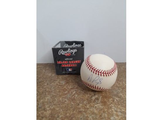 Signed Official Rawlings Baseball Signature Unknown