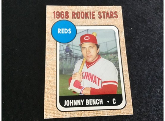 Johnny Bench 1968 Rookie Stars Baseball Card