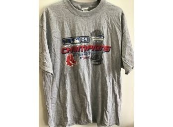 Red Sox 04 Champions T Shirt NEW Size Xl