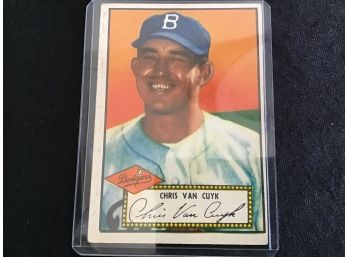 Christian Gerald Van Cuyk Baseball Card