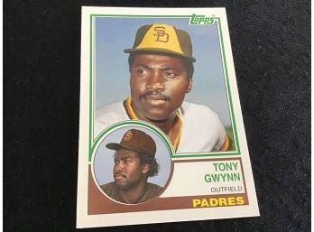 Tony Gwynn Padres Baseball Card