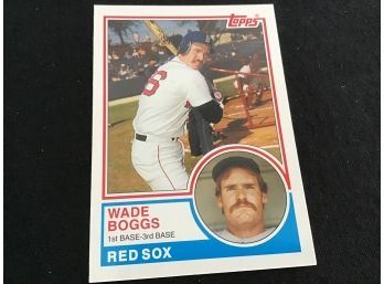 Wade Boggs Red Sox Baseball Card