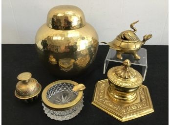 Early Mixed Brass Lot