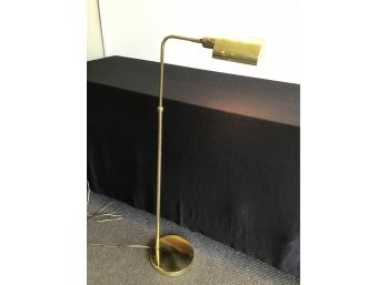 Mid Century Adjustable Dimmable Brass Floor Lamp