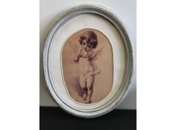 Vintage Angel Oval  Picture
