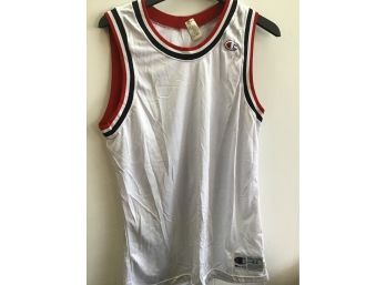 White Champion Basketball Jersey Size 44 NEW