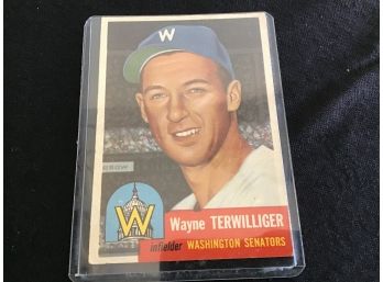 Wayne Terwilliger Baseball Card
