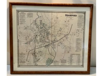 Plan Of Stamford - Fairfield CT Map