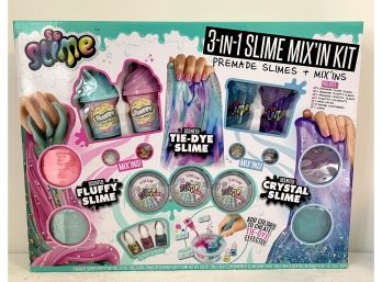 3 In 1 Slime MixIn Kit With Pre-made Slimes & MixIns