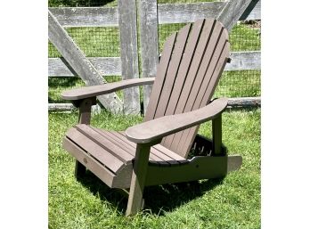 HighWood Furniture Folding - Reclining Adirondack Patio Chair With Drink Holder