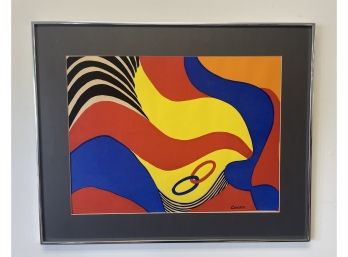 Alexander Calder Flying Colors Original Lithograph