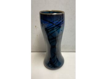 American Art Glass Vase By Michael Egan . Green Mountain Glass Works Vt.