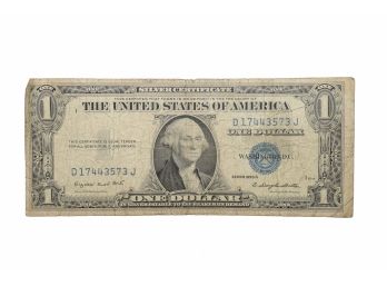 1935G Silver Certificate Dollar Bill