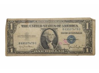 1935D Silver Certificate Dollar Bill
