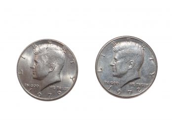 1972 & 1979 Half Dollar Coins