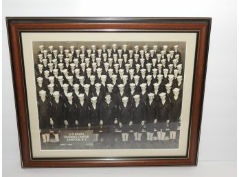 1945 14 X 16 Naval Officers Photograph In Frame