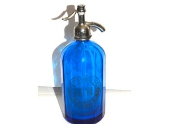 Old Cobalt Blue J. Wolfson Brooklyn Ny Spritzer Bottle