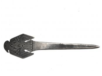 Vintage Indian Styled Letter Opener There Is A Marking I Cannot Make It Out