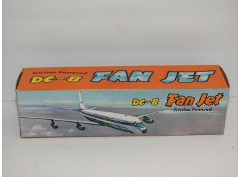 Vintage Friction Powered Pan America Dc-8 Jet New Old Stock Never Built