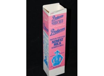 Unused Hopalong Cassidy Cowboy Milk Box Carton