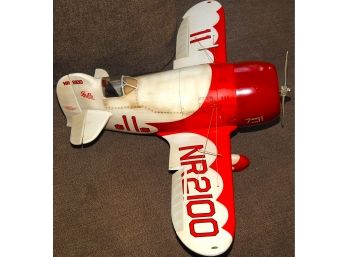 25 Inch Gee Bee R-1 Trophy Racer Airplane Numbered 6 Out Of 10 Replica Model